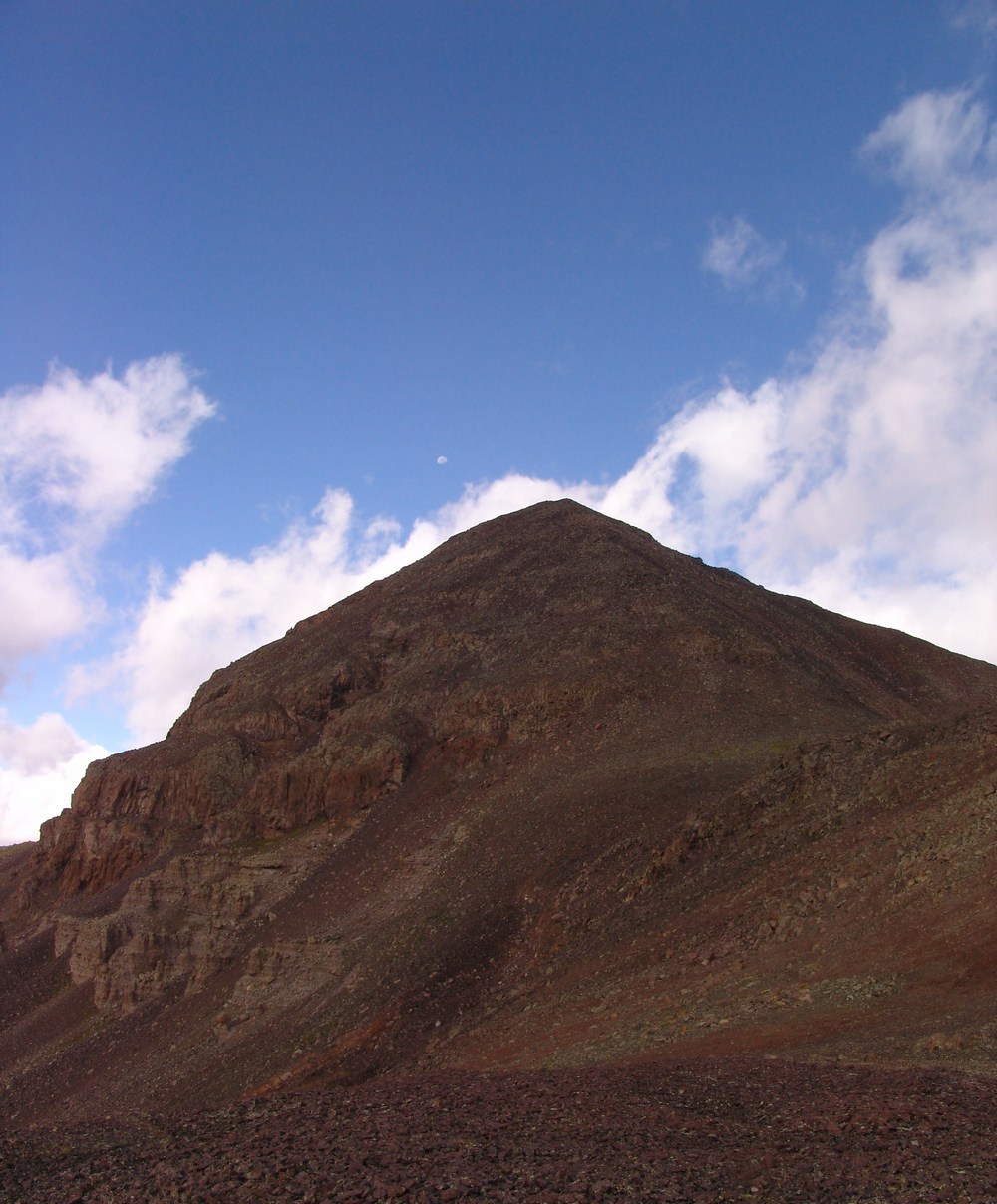 Rio Grande Pyramid with Moon